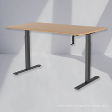 New Design Electric Height Adjustable Sit Stand Home Office Desk Leg Frame hand lift desk